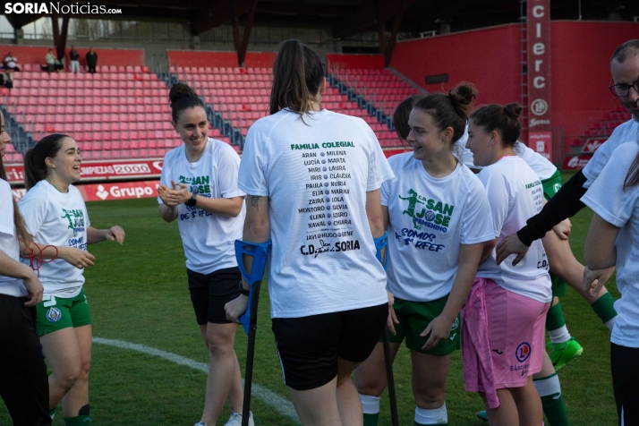 Fiesta del fútbol, con acento femenino, en Soria