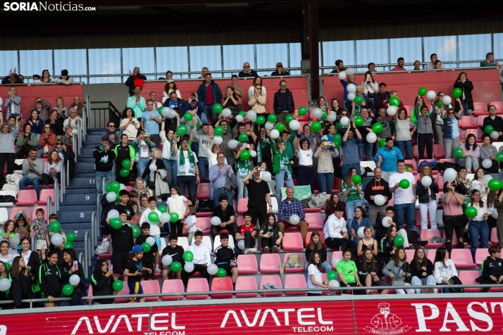 Fiesta del fútbol, con acento femenino, en Soria
