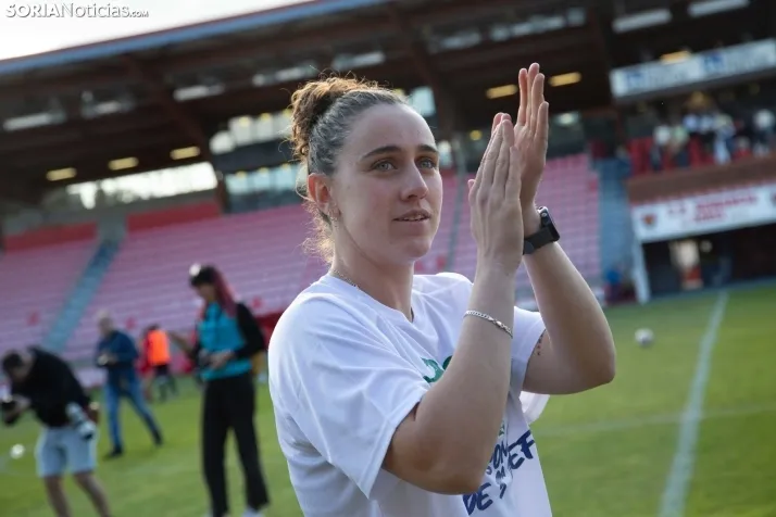 Fiesta del fútbol, con acento femenino, en Soria