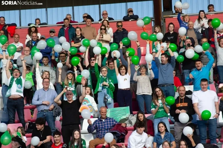 Fiesta del fútbol, con acento femenino, en Soria
