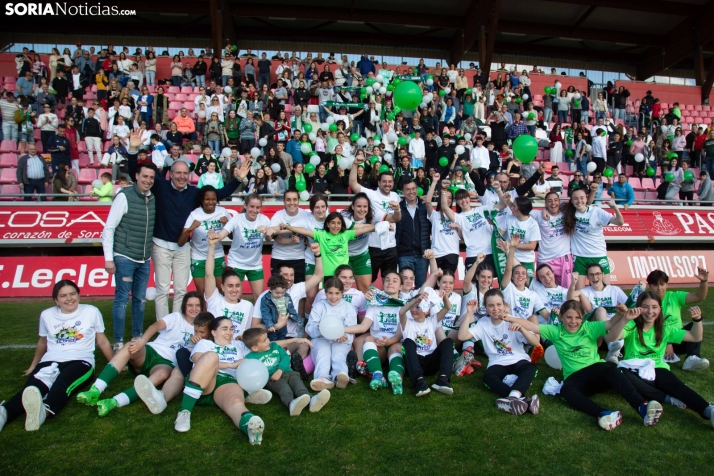 Fiesta del fútbol, con acento femenino, en Soria