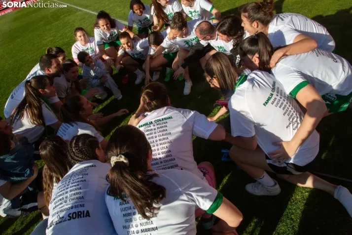 Fiesta del fútbol, con acento femenino, en Soria