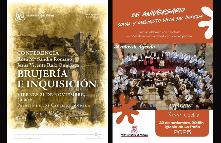 Una conferencia sobre brujería e Inquisición y el aniversario de la Coral Villa de Ágreda marcan el fin de semana en la Villa de las Tres Culturas
