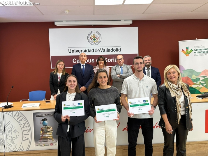 Caja Rural premia a los mejores Trabajos de Fin de Grado de Soria en su octava edici&oacute;n