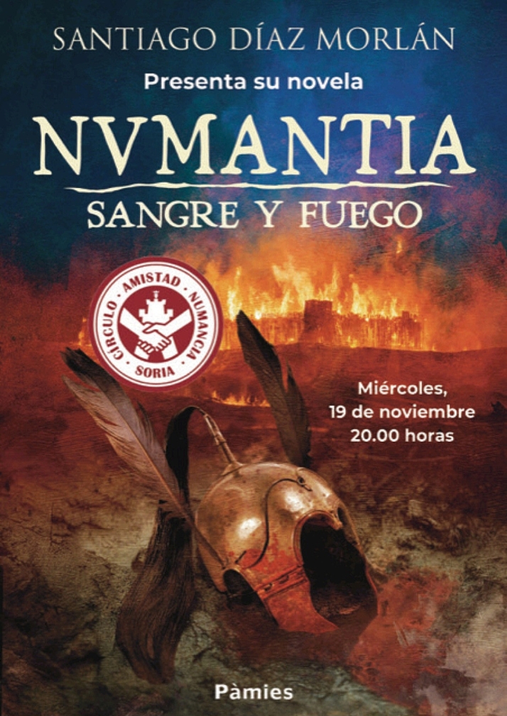 Presentación de un título novelado sobre Numancia este miércoles en el Casino