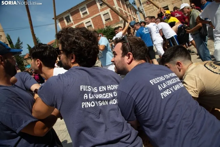 Pingada del mayo en Vinuesa