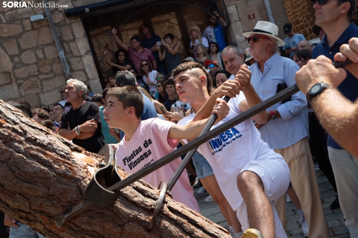 Pingada del mayo en Vinuesa