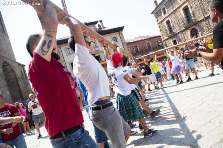 Pingada del mayo en Vinuesa