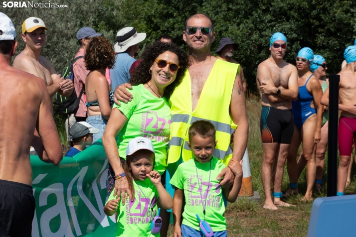 Travesía a nado en el Embalse de la Cuerda