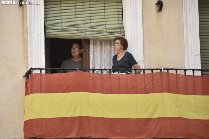 Procesión de San Roque en El Burgo de Osma. 