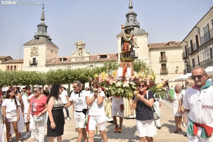 Procesión de San Roque en El Burgo de Osma. 