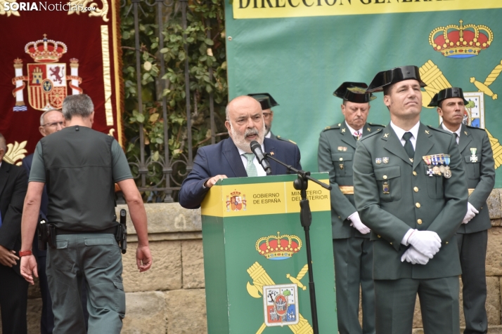 Actos de la Guardia Civil por el Día del Pilar en Soria. /Encarna Muñoz