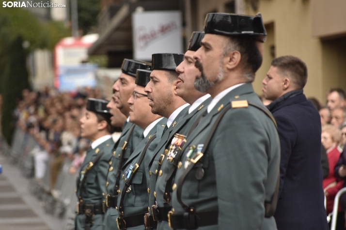 Actos de la Guardia Civil por el Día del Pilar en Soria. /Encarna Muñoz