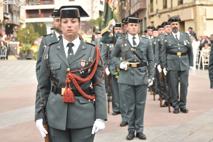 Actos de la Guardia Civil por el Día del Pilar en Soria. /Encarna Muñoz