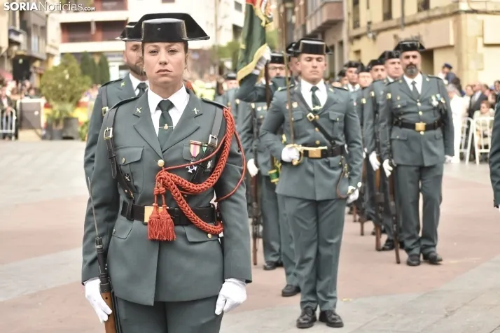 Actos de la Guardia Civil por el Día del Pilar en Soria. /Encarna Muñoz