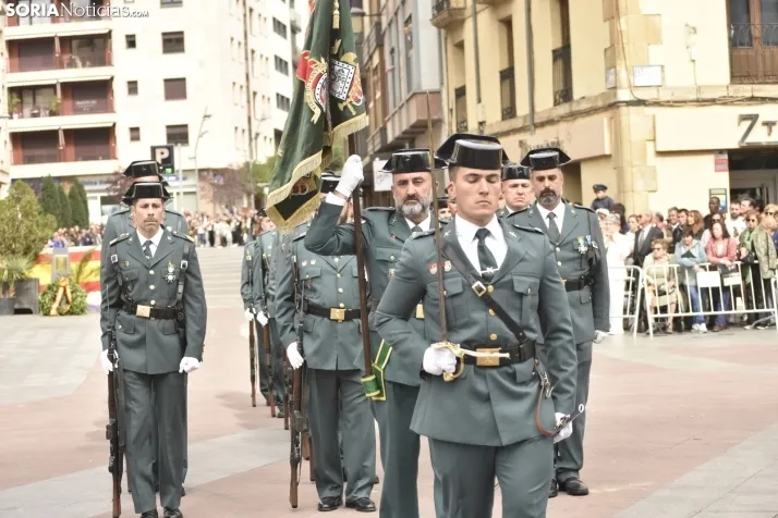 Actos de la Guardia Civil por el Día del Pilar en Soria. /Encarna Muñoz