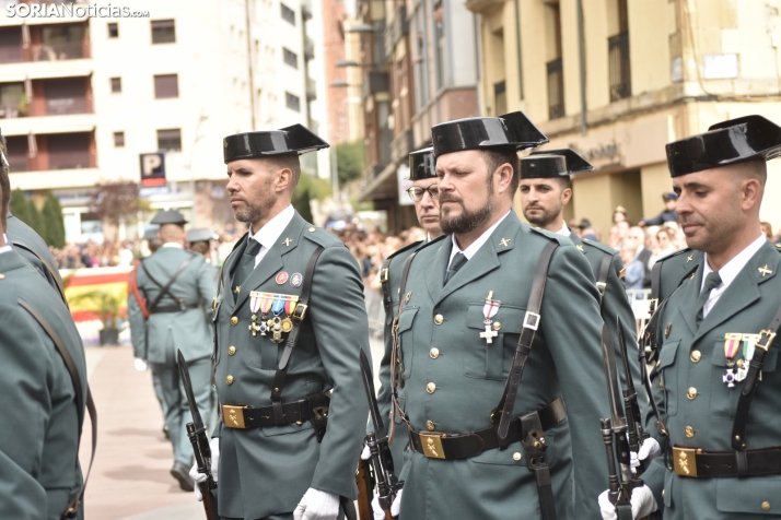 Actos de la Guardia Civil por el Día del Pilar en Soria. /Encarna Muñoz
