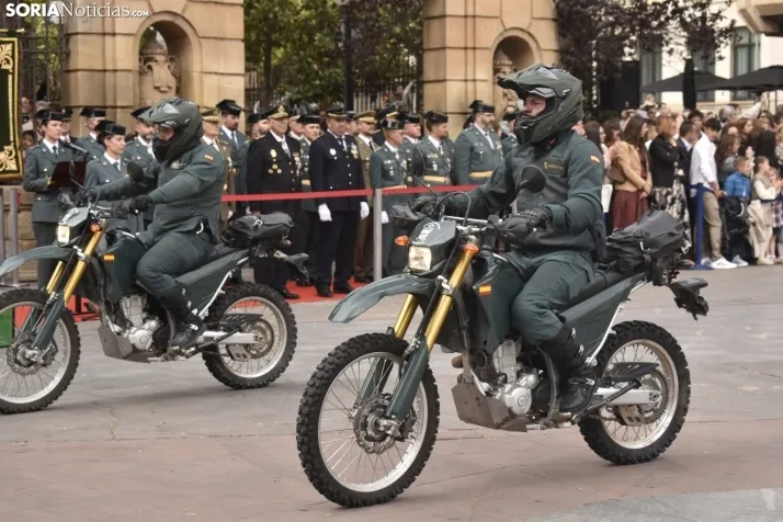 Actos de la Guardia Civil por el Día del Pilar en Soria. /Encarna Muñoz