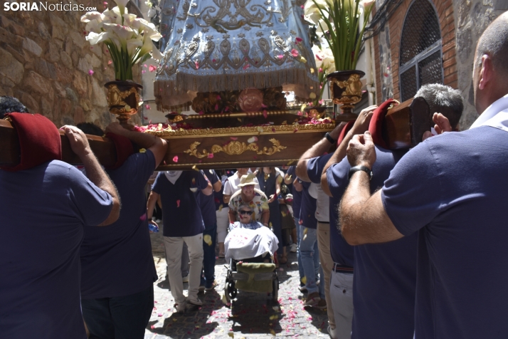 Procesión de la Virgen de los Remedios en Ágreda.