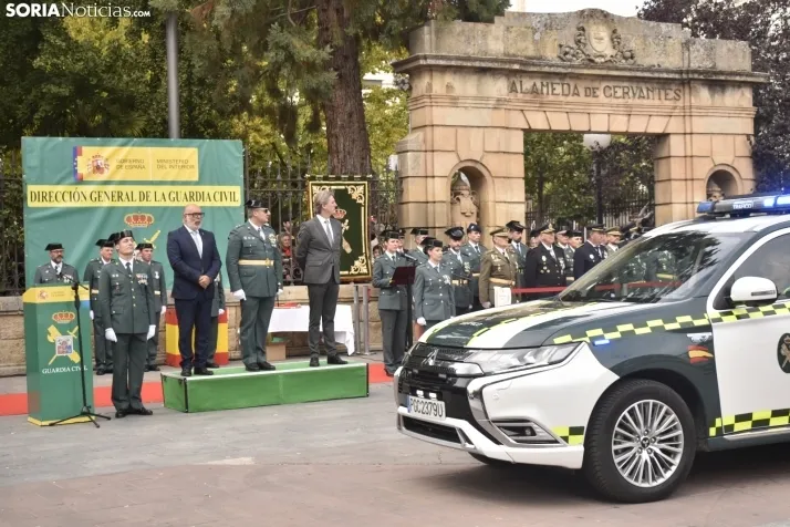Actos de la Guardia Civil por el Día del Pilar en Soria. /Encarna Muñoz