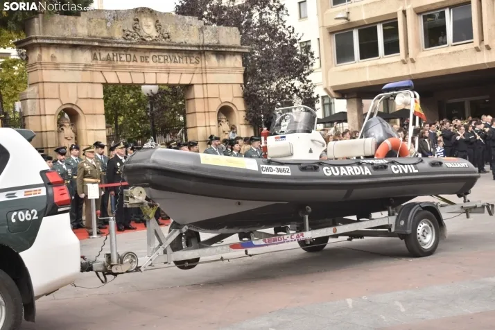 Actos de la Guardia Civil por el Día del Pilar en Soria. /Encarna Muñoz