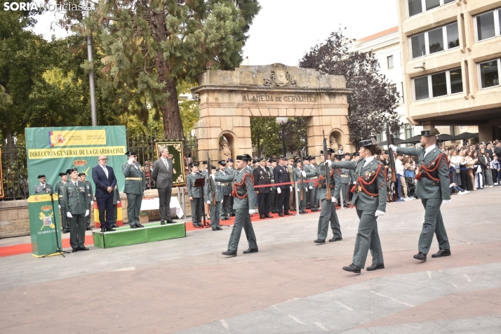 Actos de la Guardia Civil por el Día del Pilar en Soria. /Encarna Muñoz