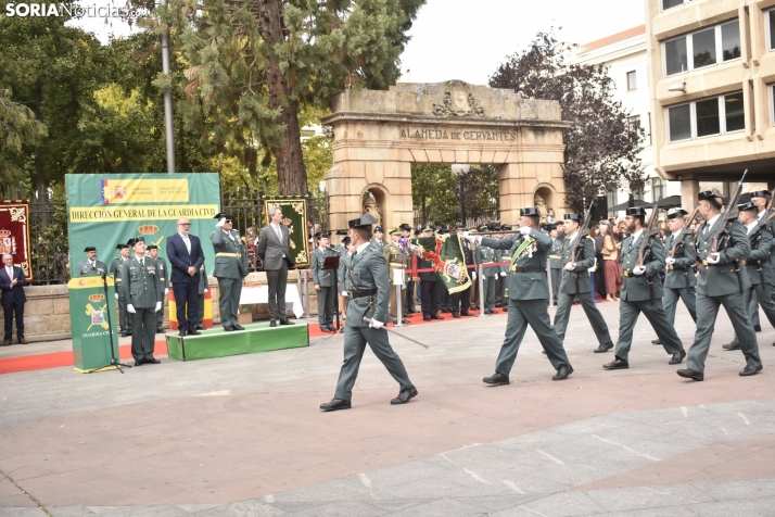 Actos de la Guardia Civil por el Día del Pilar en Soria. /Encarna Muñoz