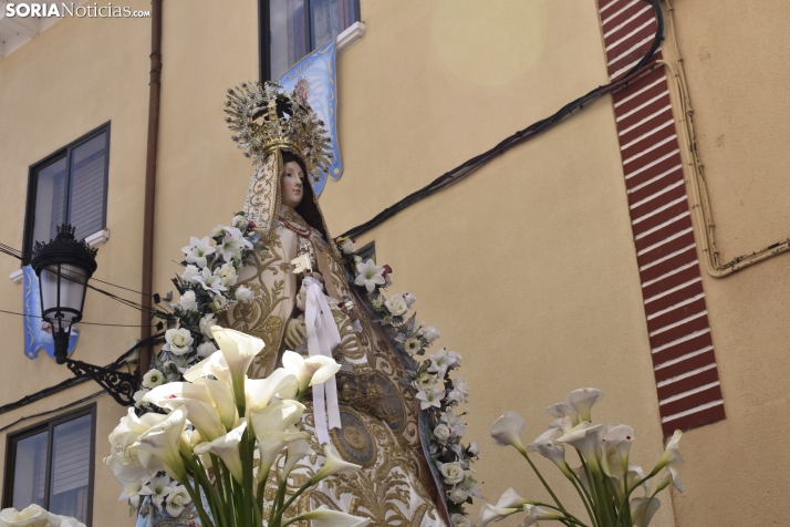 Procesión de la Virgen de los Remedios en Ágreda.