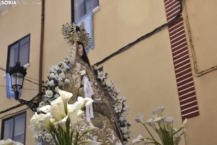 Procesión de la Virgen de los Remedios en Ágreda.