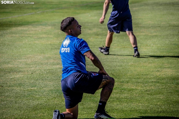 En im&aacute;genes: El Numancia completa su primer entrenamiento de pretemporada