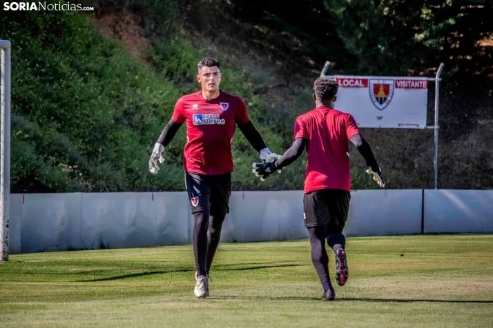 En im&aacute;genes: El Numancia completa su primer entrenamiento de pretemporada