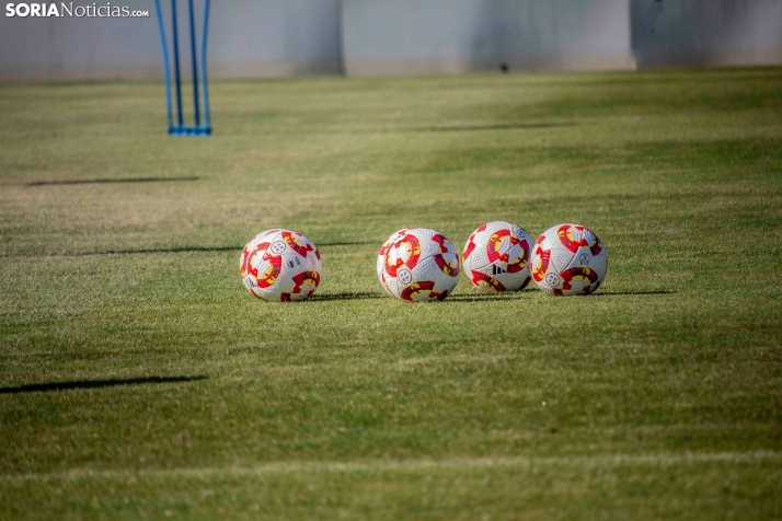 En im&aacute;genes: El Numancia completa su primer entrenamiento de pretemporada