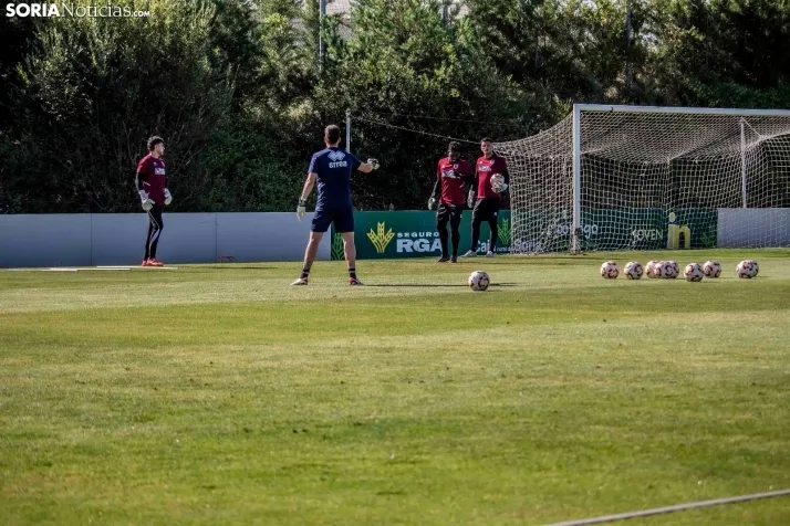 En im&aacute;genes: El Numancia completa su primer entrenamiento de pretemporada