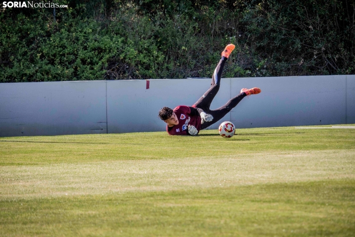 En im&aacute;genes: El Numancia completa su primer entrenamiento de pretemporada