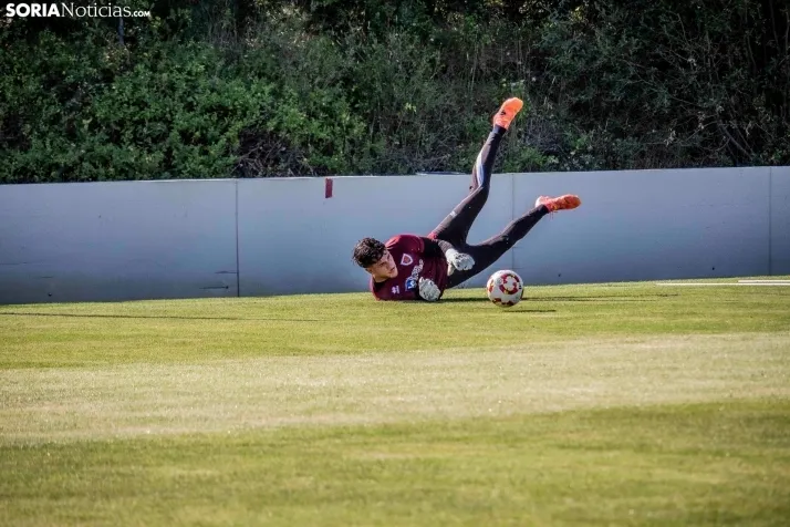 En im&aacute;genes: El Numancia completa su primer entrenamiento de pretemporada