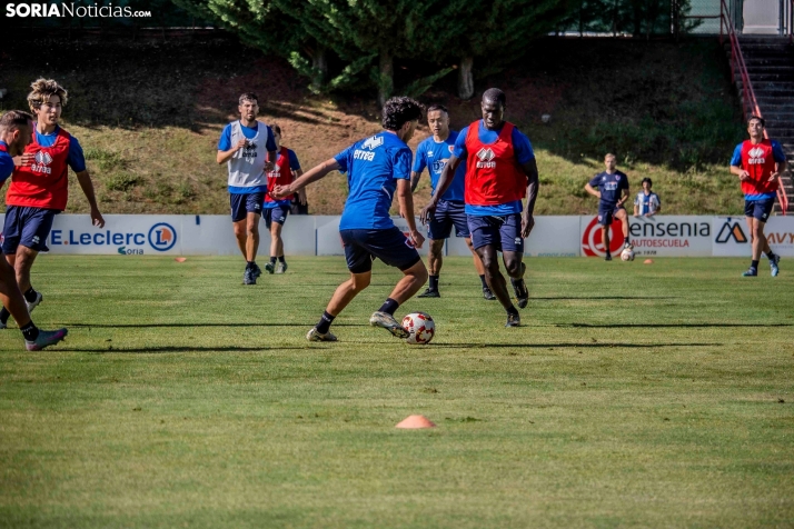 En im&aacute;genes: El Numancia completa su primer entrenamiento de pretemporada