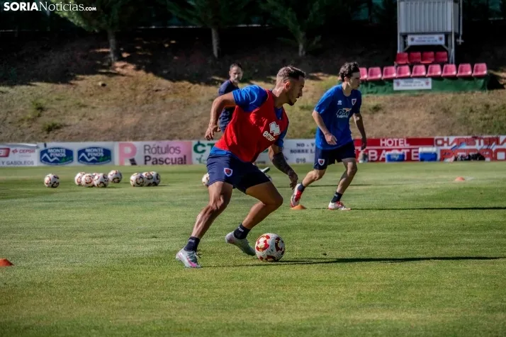 En im&aacute;genes: El Numancia completa su primer entrenamiento de pretemporada