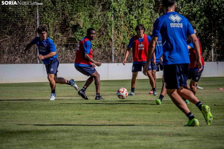 En im&aacute;genes: El Numancia completa su primer entrenamiento de pretemporada