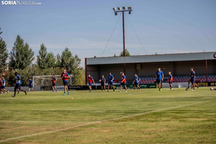 En im&aacute;genes: El Numancia completa su primer entrenamiento de pretemporada