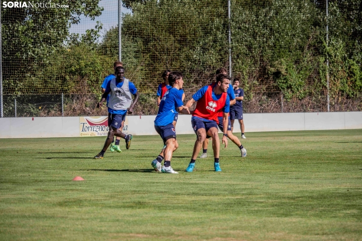 En im&aacute;genes: El Numancia completa su primer entrenamiento de pretemporada