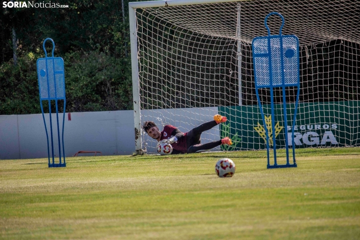 En im&aacute;genes: El Numancia completa su primer entrenamiento de pretemporada