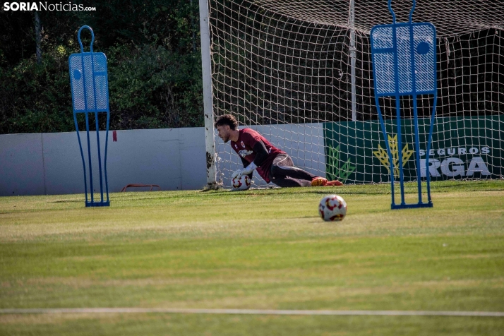 En im&aacute;genes: El Numancia completa su primer entrenamiento de pretemporada