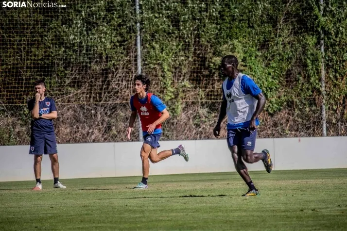 En im&aacute;genes: El Numancia completa su primer entrenamiento de pretemporada