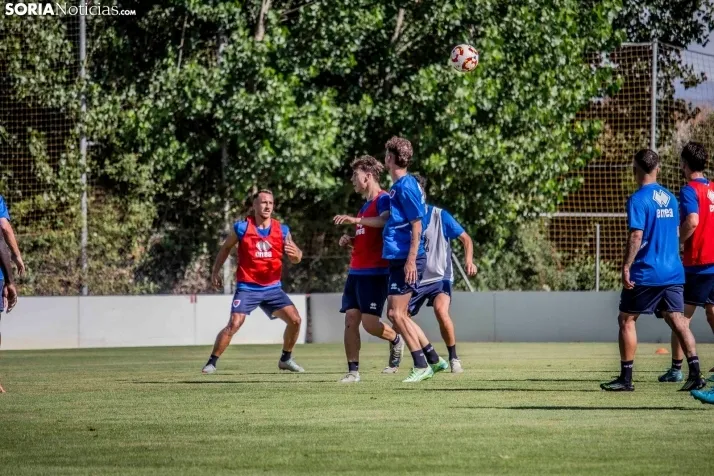 En im&aacute;genes: El Numancia completa su primer entrenamiento de pretemporada