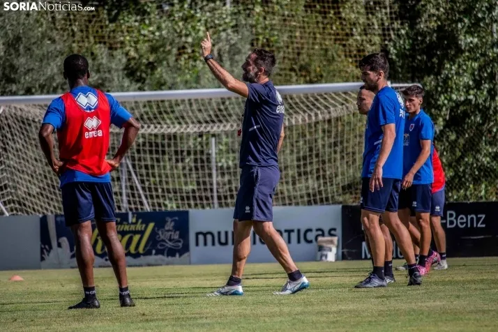 En im&aacute;genes: El Numancia completa su primer entrenamiento de pretemporada