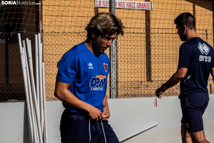 En im&aacute;genes: El Numancia completa su primer entrenamiento de pretemporada