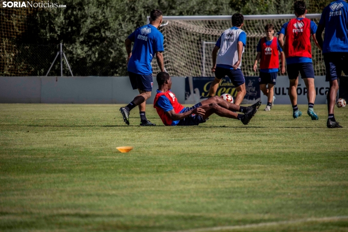 En im&aacute;genes: El Numancia completa su primer entrenamiento de pretemporada