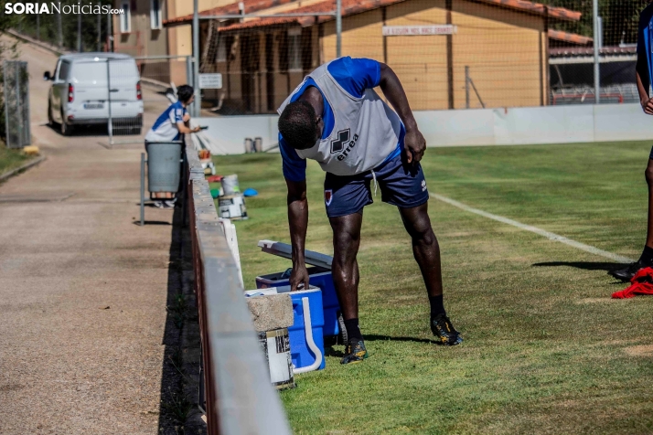 En im&aacute;genes: El Numancia completa su primer entrenamiento de pretemporada