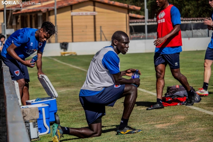 En im&aacute;genes: El Numancia completa su primer entrenamiento de pretemporada