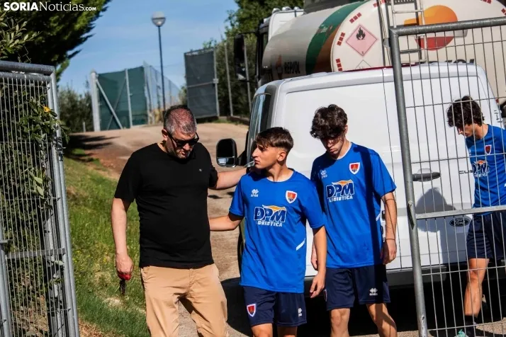 En im&aacute;genes: El Numancia completa su primer entrenamiento de pretemporada